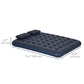Outsunny Inflatable Twin Air Mattress Double Air Bed with Pillows Hand Pump Camping Guest Blue | The Comfy Couch Canada