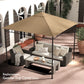 Outsunny Gazebo Canopy Replacement 9.84 x 9.84ft UV Protected Top Sun Shade Beige | The Comfy Couch Canada