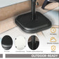 Outsunny 24lb Concrete Patio Umbrella Base: Heavy Duty Outdoor Market Table Stand Black | The Comfy Couch Canada