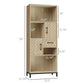 HOMCOM Wooden Elegance: 59" Freestanding Bookcase with Cabinets, Drawer, Open Shelves, Display Shelf for Home Office Organizer | The Comfy Couch Canada