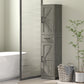 HOMCOM 67" Tall Bathroom Cabinet, Narrow Bathroom Storage Cabinet with Drawer, Barn Doors and Adjustable Shelves, Dark Grey | The Comfy Couch Canada