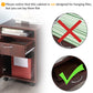 HOMCOM Small Filing Cabinet 24" Open Compartment Drawer Wheels Home Office Storage Espresso Wood Furniture | The Comfy Couch Canada