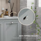 HOMCOM Bathroom Laundry Storage Cabinet: Tilt-out Hamper Organizer, Two-Compartment, Grey | The Comfy Couch Canada