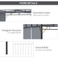Outsunny Pergola Retractable Gazebo 10&