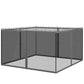 Outsunny Replacement Mosquito Netting for Gazebo 12&