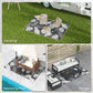 Outsunny Reversible Outdoor RV Rug, Patio Floor Mat, 6&