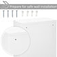 kleankin Secure Wall Medicine Cabinet: 3-Tier Lockable Steel Cabinet with 2 Keys for Bathroom Safety, White | The Comfy Couch Canada