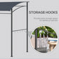 Outsunny BBQ Grill Gazebo 7&