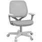 Vinsetto Office Chair, Small Computer Desk Chair with Mesh Back, Swivel Security Castors, Arm, Grey | The Comfy Couch Canada