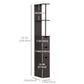 HOMCOM Freestanding Pantry Cabinet: Bathroom/Kitchen Storage Unit with Adjustable Shelves | The Comfy Couch Canada
