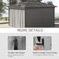 Outsunny Gazebo Curtain 10&