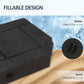 Outsunny Patio Umbrella Weight Bases: 4pc Water/Sand Fillable HDPE Cantilever Cross Stands | The Comfy Couch Canada