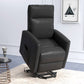 HOMCOM Power Lift Recliner Chair with Remote Control Side Pocket for Living Room Home Office Study Grey | The Comfy Couch Canada