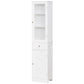 kleankin Tall Slim Bathroom Storage Cabinet: 3-Tier Shelf Drawer, Linen Tower, Free Standing Organizer, White | The Comfy Couch Canada