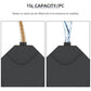 Outsunny 4pc Portable Umbrella Base Weights Garden Parasol Base Outdoor Patio Umbrella Stand Holder Weights, Black | The Comfy Couch Canada