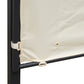 Outsunny Patio Gazebo 10x8ft Metal with Extendable Awning Outdoor Garden Sun Shelter Cream White | The Comfy Couch Canada