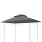 Outsunny BBQ Gazebo Canopy Replacement Roof, 5&