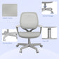 Vinsetto Office Chair, Small Computer Desk Chair with Mesh Back, Swivel Security Castors, Arm, Grey | The Comfy Couch Canada