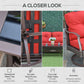Outsunny 4 Pieces Patio Furniture Set, Outdoor PE Rattan Wicker Sofa Sets Outdoor All Weather Conversation Furniture w| The Comfy Couch Canada