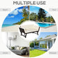 Outsunny Convertible Rattan Sofa Bed Chaise Lounge Wicker Loveseat Double Seat Cushion All Weather Patio Furniture Brown | The Comfy Couch Canada