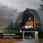 Outsunny Family Camping Tent for 5-6 Person with Lighting Hook & Carrying Bag in Cream | The Comfy Couch Canada