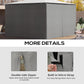 Outsunny Gazebo Curtain 10&