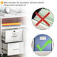 HOMCOM Mobile Printer Stand: File Cabinet with Lockable Drawer & Casters for Home Office, White | The Comfy Couch Canada