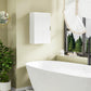 kleankin Bathroom Medicine Cabinet, Modern Wall Cabinet with Adjustable Shelves and Single Door for Laundry Room | The Comfy Couch Canada