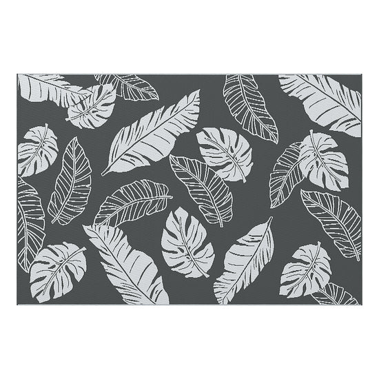 Outsunny Reversible Outdoor RV Rug, Patio Floor Mat, 6&