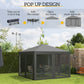 Outsunny Pop Up Canopy Tent: 10&