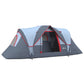 Outsunny 5-6 Person Outdoor Camping Tent, Dome Tent W/ Build-in Bag, Lighting Hook, Carrying Bag for Camping, Hiking & Traveling | The Comfy Couch Canada
