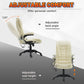 HOMCOM Massage Office Chairs Computer Executive Ergonomic Heated Vibrating Beige | The Comfy Couch Canada