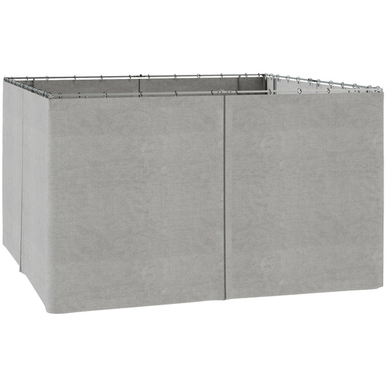Outsunny Gazebo Curtain 10&