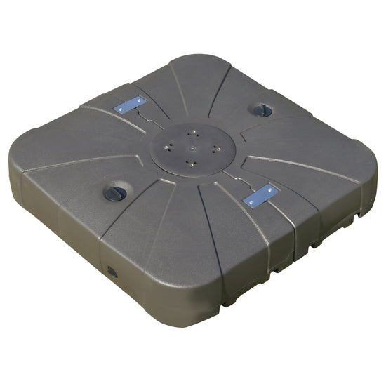 Outsunny Square Cantilever Patio Umbrella Base Water or Sand Filled with Wheels Crossbar Heavy-Duty Umbrella Stand | The Comfy Couch Canada