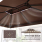 Outsunny Gazebo Replacement Canopy Top 13&