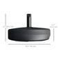 Outsunny 48lb Heavy Duty Patio Umbrella Stand: Water Filled Steel Pole Outdoor Base Black | The Comfy Couch Canada