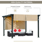 Outsunny Patio Gazebo Pergola 12&