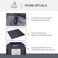 Outsunny 60" x 60" x 82" Shower Tent Changing Room Privacy Portable Camping Shelters with Windows &  Floor Mat, Dark Blue | The Comfy Couch Canada