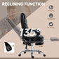 Vinsetto 6 Point Vibration Massage Ergonomic Office Chair PU Leather Heated Reclining Computer Desk Seat Footrest Lumbar Support Black | The Comfy Couch Canada
