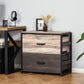 Vinsetto Lateral Filing Haven: 2 Drawers with Hanging Rails for Legal/Letter Size Documents & Organized Home Office | The Comfy Couch Canada