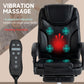 Vinsetto 6 Point Vibration Massage Ergonomic Office Chair PU Leather Heated Reclining Computer Desk Seat Footrest Lumbar Support Black | The Comfy Couch Canada
