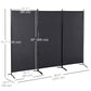 HOMCOM Charcoal Chic: 6&