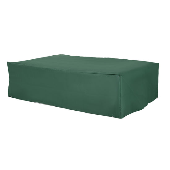 Outsunny Patio Furniture Cover Waterproof Outdoor Rattan Wicker UV Rain Protector Dark Green for 5-7 Pieces | The Comfy Couch Canada