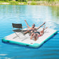 Outsunny Inflatable Floating Dock: 10&