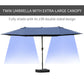 Outsunny Dual Haven Sunshade: 15&