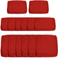 Outsunny Patio Rattan Sofa Set 14pc Outdoor Cushion Polyester Cover Replacement Set No Cushion.