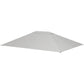 Outsunny 10x13ft Gazebo Roof Replacement Cover Top Cover Only for Outdoor Shelter Light Grey | The Comfy Couch Canada