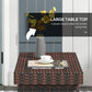 Outsunny Rattan Foldable End Table Outdoor Metal Frame Patio Wicker Coffee Side Table for Poolside Lawn Garden Brown | The Comfy Couch Canada