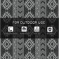 Outsunny Reversible Outdoor RV Rug, Patio Floor Mat, 6&
