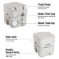 kleankin Outdoor Portable Travel Toilet Detachable Flushable Tank Easy to Use 3 Way Pistol for Camping Hiking Boating Roadtripping  | The Comfy Couch Canada